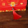 Birthday Packet Creative  Fabric Envelope Red Envelope Tassel Detail Wedding Storage Bag For Special Occasions Wedding