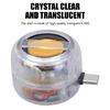 Typ C Mini-Handy-Lautsprecher Stereo-Sound Externer Musikplayer Surround-Lautsprecher Klares Gehäuse Tragbarer Soundverstärker