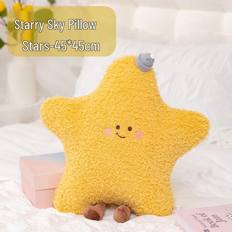 Modern Minimalist Star Cushion: Cute Cloud Tatami Sofa for Living Room