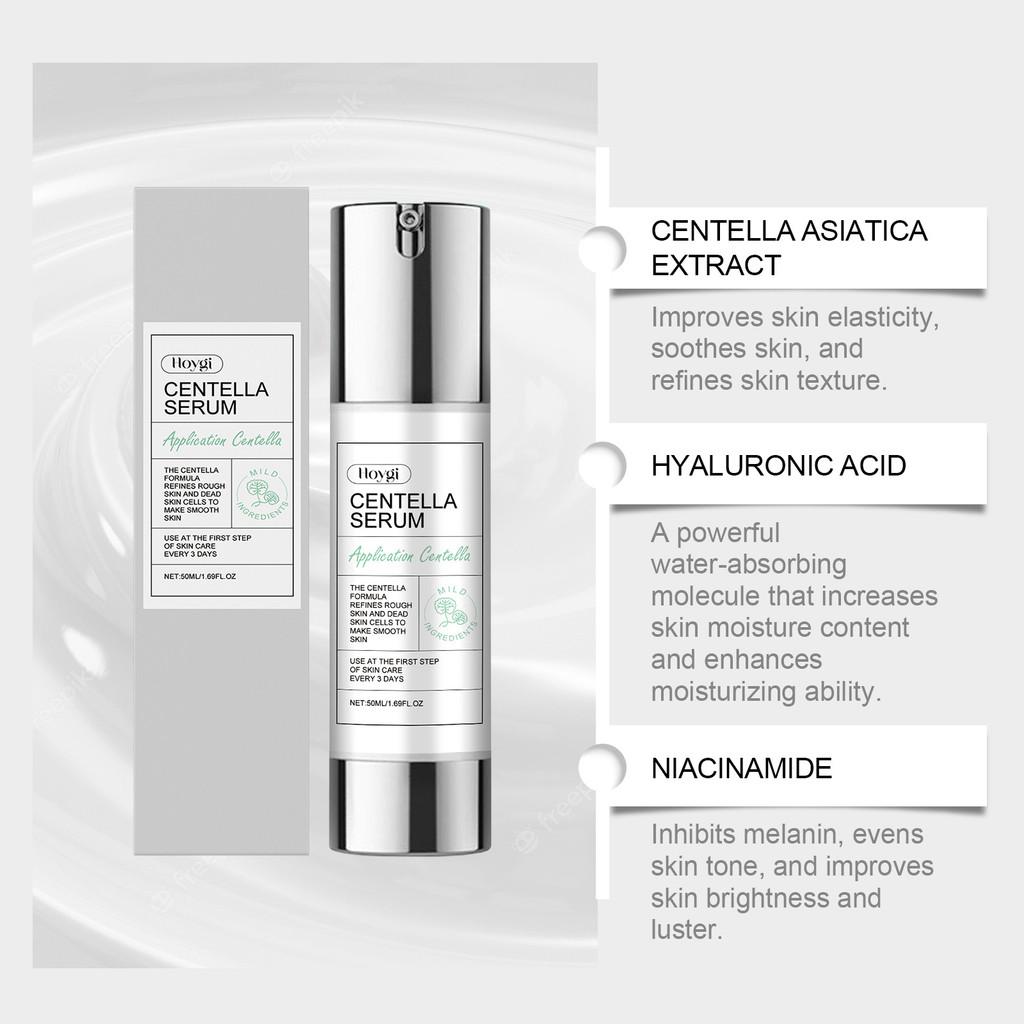 Hoygi Centella Asiatica Essence 50ml Hydrating And Moisturizing Skin Care Serum For Brightening And Firming