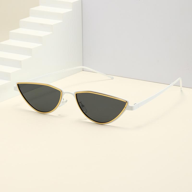 Fashion Modern Street Photography Sunglasses Personalized Cat Eye Sunglasses Men And Women Trendy Concave Sunglasses 1215