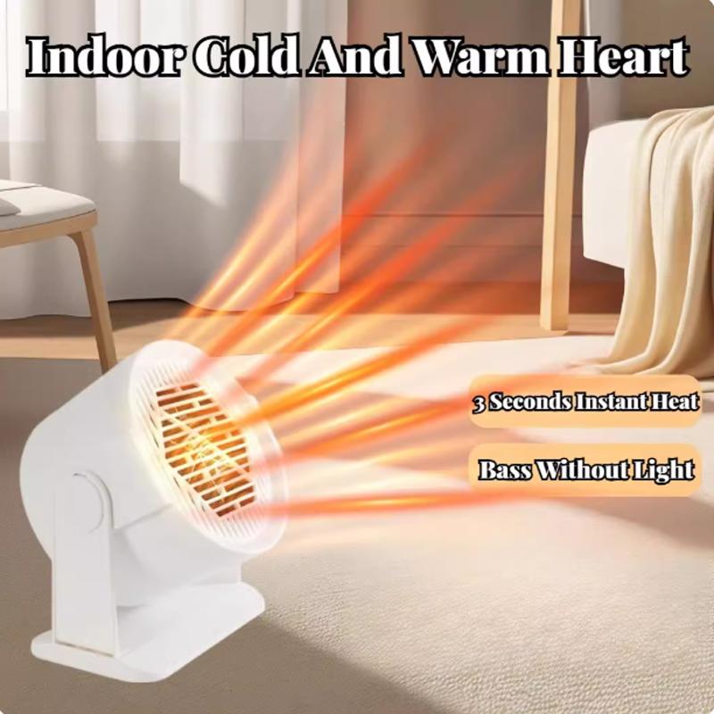 Home desktop small electric heater, office desktop mini heater, portable home heating, foot warmers, European and US