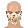 Halloween Latex Maske Skelett Halbmaske Unisex Halloween Tier-Thema Party Cosplay Maske