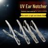 Stainless Steel Veterinary U/V-Shaped Pig Ear Notcher Pliers - Multiple Specs
