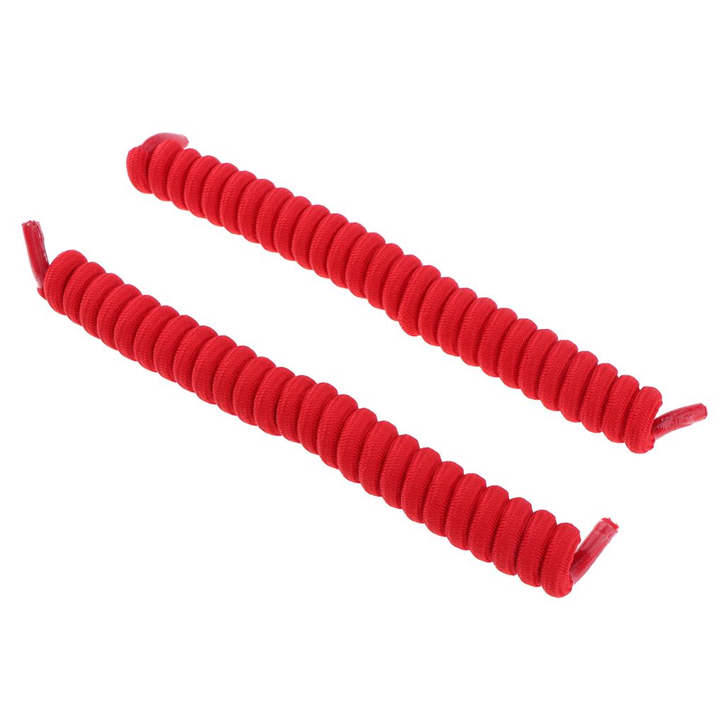 Elastic Shoe Laces No Tie Silicone Shoelaces For Adults Kids Trainer Shoes Curly Elastic Shoe Laces No Tie Silicone Shoelaces For Adults Kids Trainer Shoes Curly