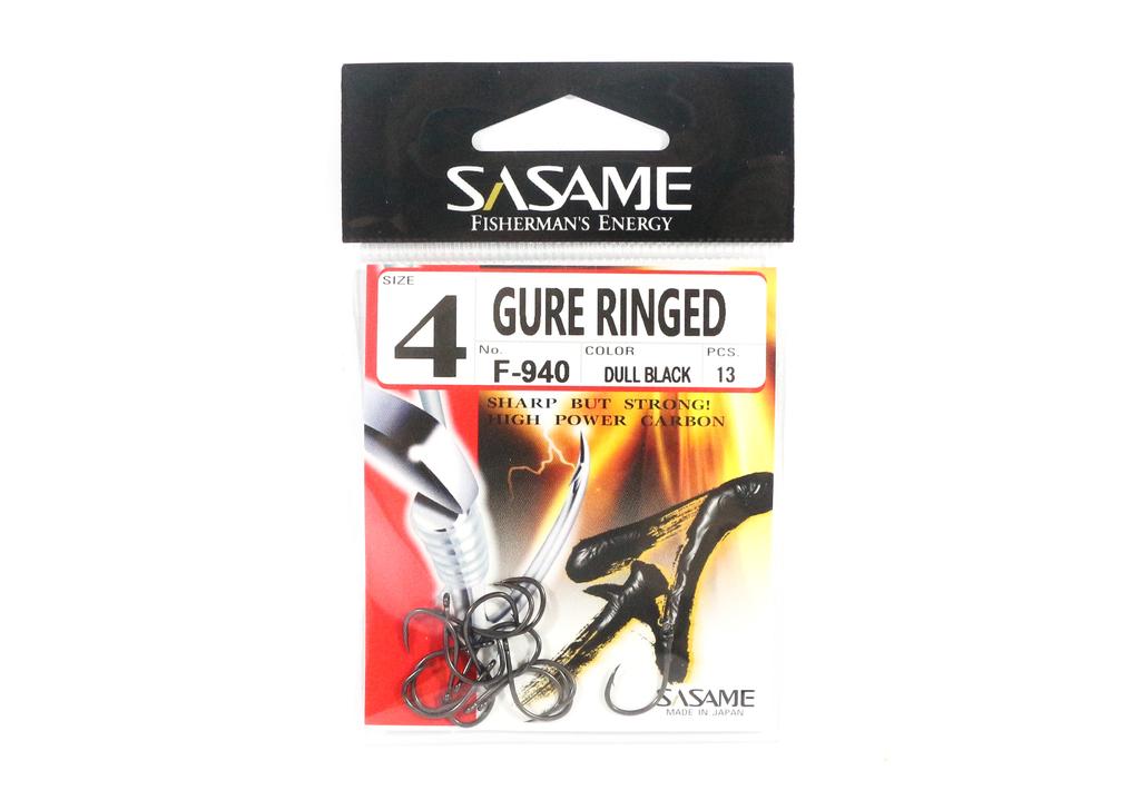Sasame F-940 Gure Ringed Bait Hook Size 4 (0357)