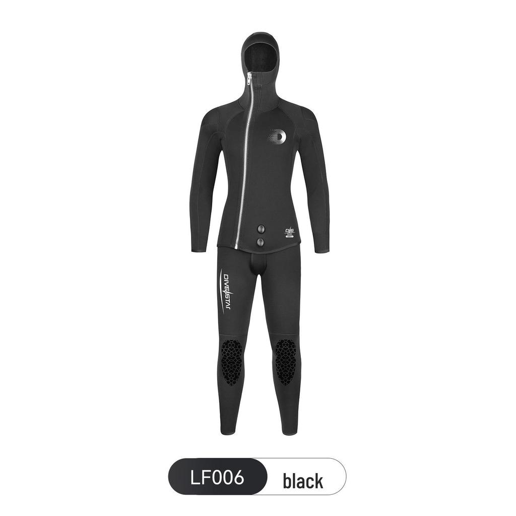 Qianxing Unisex 5mm Wetsuit Set - Cold Protection for Surfing, Winter Swimming, and Deep Diving
