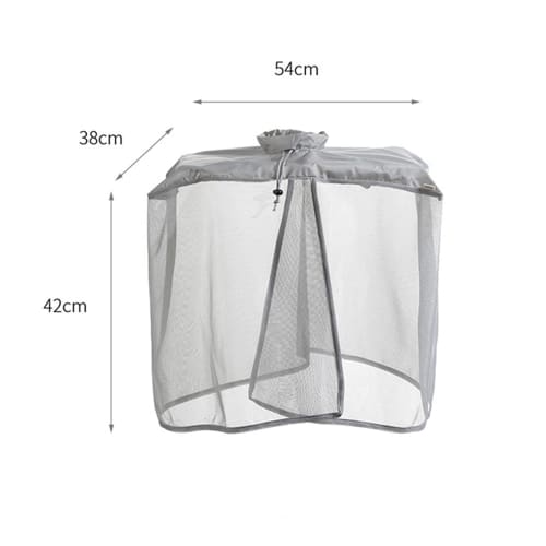 This compact laundry cover, rain cover, and underwear drying rack cover measures 54x38cm and is suitable for outdoor use. It can also be used as a cov