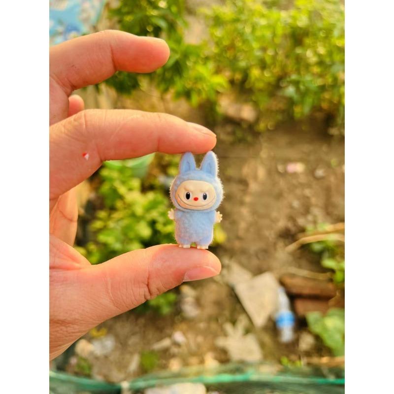 

Большие стоячие фигурки Лабубу, аксессуары для DIY, мини-плюшевые куклы Лабубу, милые зернышки