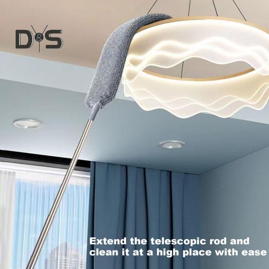 

Телескопическая штанга для пыли, легкая конструкция, простота хранения, пылевая палочка, щетка для пыли, многофункциональный инструмент для уборки 1 Set