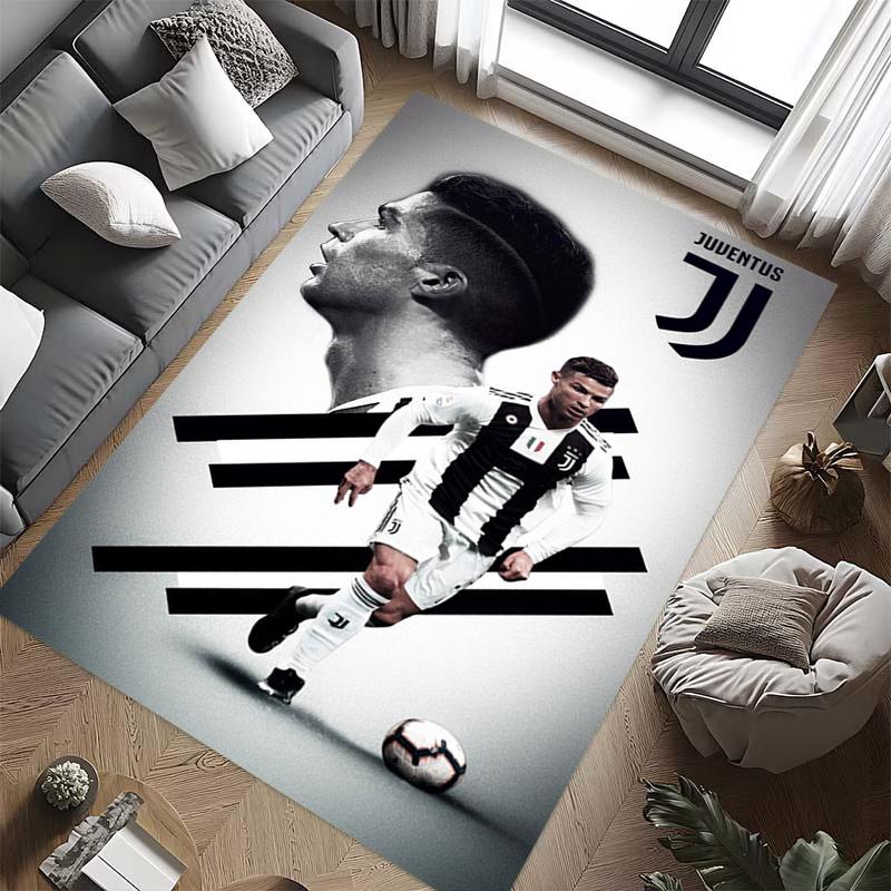 Cristiano Ronaldo: Fußball-Legende Teppich Bodenmatten Druck Mode Fußmatte Schutzpolster