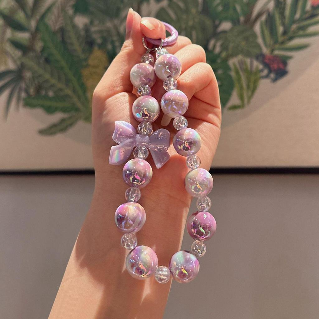 Colorful Cartoon Rabbit Acrylic Keychain & Phone Charm