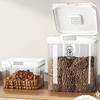 Large Capacity Pet Food Storage Container Transparent Food Storage Bucket  Grain Storage