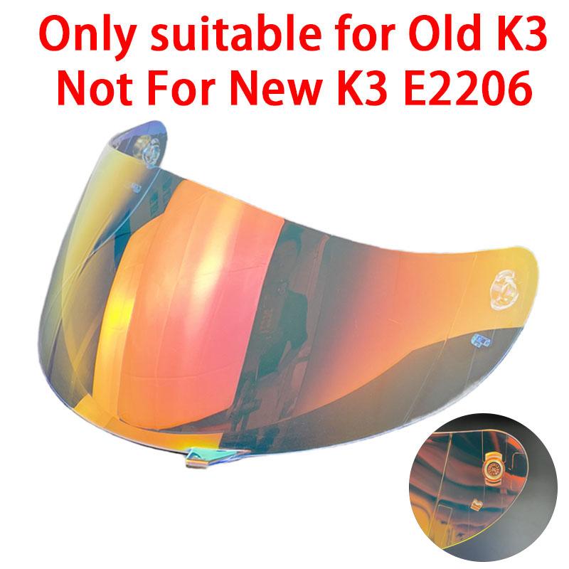 K3 Visor for AGV K3 Shield 2026 New Mold E2206 Photochromic Old K3 High Strength Sunscreen Capacete WindshielHelmet Visor Shield