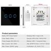 Micro-Link Smart WiFi Touch Switch with Voice Control for Timer Functions, Compatible with Google Assistant and Alexa