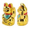 Plastic Maneki Neko Tabletop Ornament Gold Swing Arm Feng Shui Cat  Hotel Cafe Desktop Statue