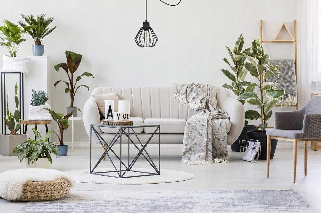 Hanging Lamp, Ceiling Chandelier, Wire Shade, Led