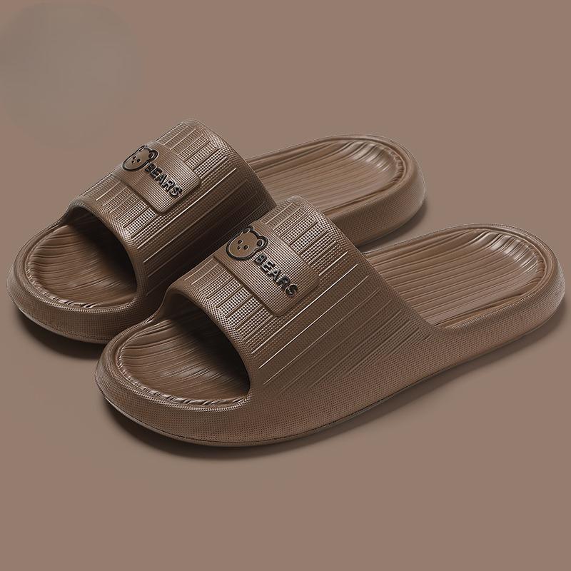 Unisex's Non-Slip EVA Slipper Striped Casual Summer Slippers for Home, Beach, Bathroom and Outdoor Comfortable Open-Toe Slippers