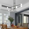 Modern Minimalist Multi-head LED Glass Ball Pendant Light for Bedroom, Dining, or Living Room