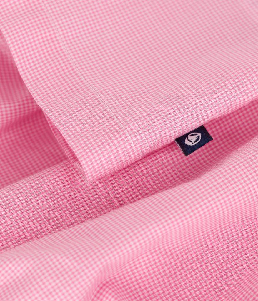 dress A0CLO 18 months 81cm [Petit Bateau] Short-sleeved White/Pink