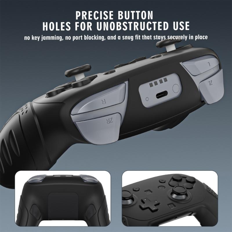 Soft Silicone Housing Skin Case For NS2 Professional Controller Anti Slip Design Precise Button Cutout Easy Maintenance