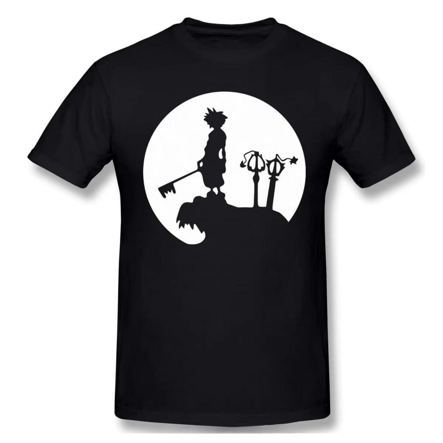 

Men s T-Shirt Sora Final Fantasy Printed Cotton Kingdom Heart High Quality T-Shirt Anime Funny Harajuku Streetwear T-Shirt XXXXXL