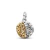 New Arrival 12 Constellation Dangle Charm Two Tone Gold Silver Pendant DIY Bracelet Bead Jewelry Gift For Women