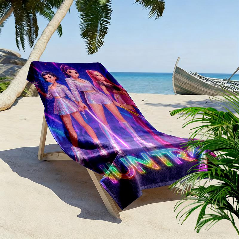 Vibrant World Tour Artistry beach towel Outdoor camping Beach towel for vacation photos quick-drying swim towel Outdoor pool towel