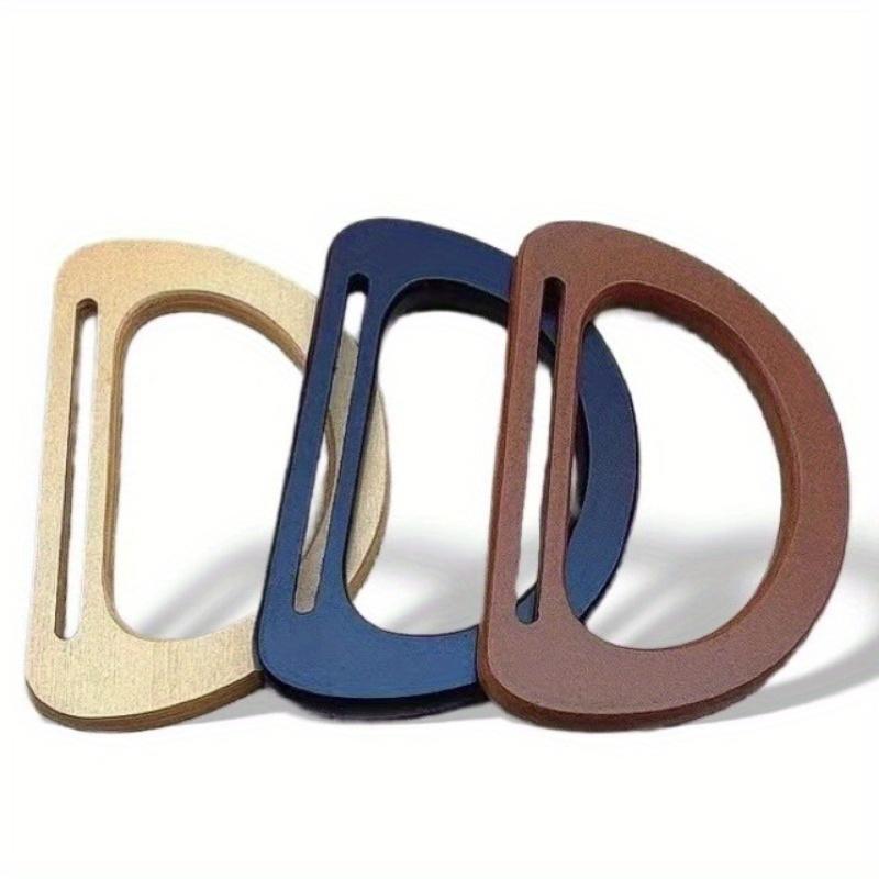 2pcs Shaped Wooden Bag Handles Many Colors Replacement Accessories for Handbags DIY Craft Supplies.
