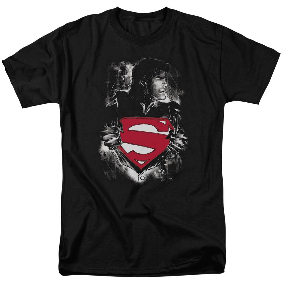 26 Superman Darkest Hour T Shirt Licensed Comic Book Movie Tee Black Unisex T-Shirt XXXXL