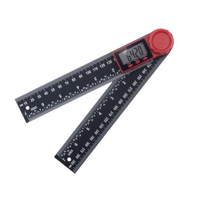 Multifunction Angle Finder Protractor with LCD Display and Scale Ruler Angle Measuring Tool for Technical Drawing
