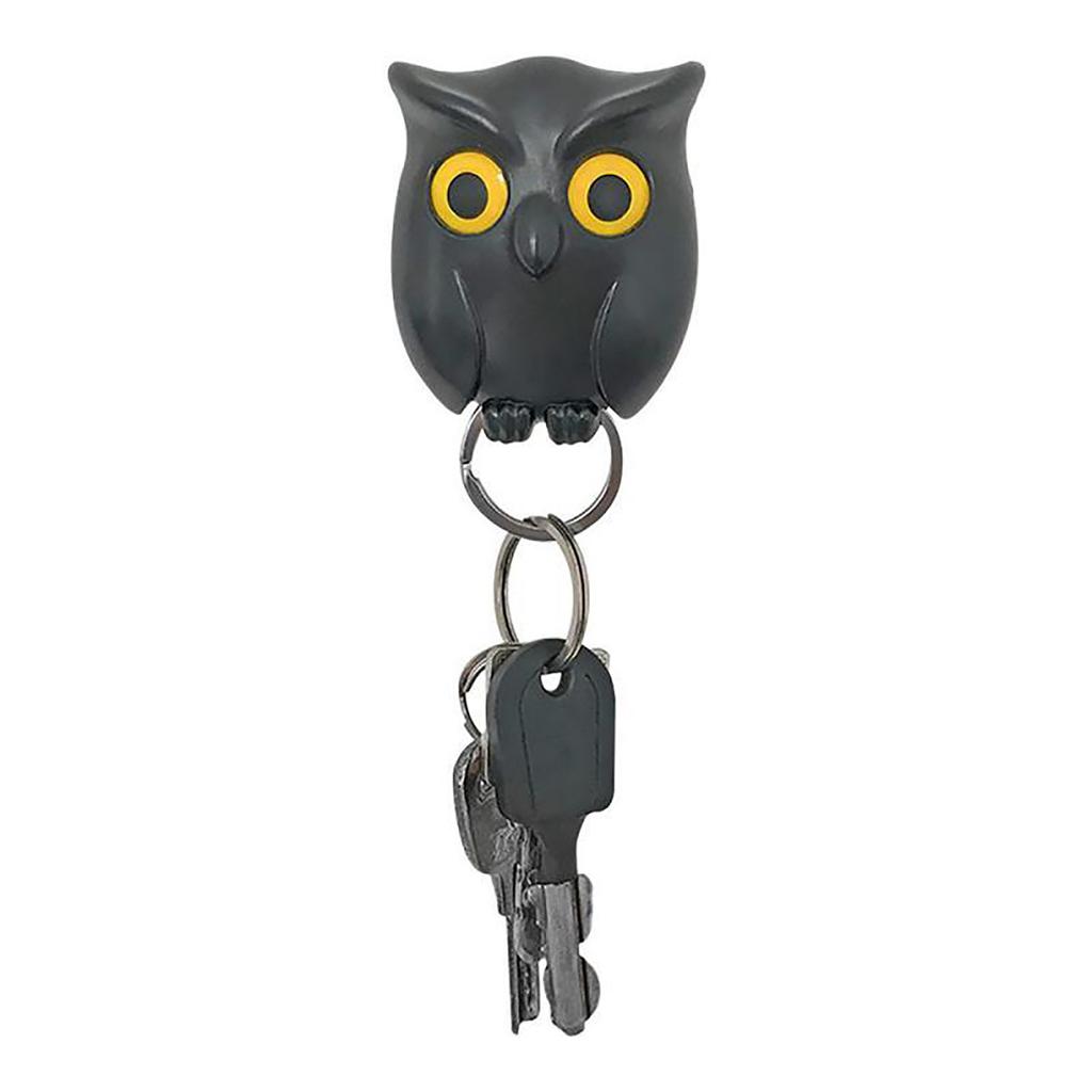 Owl Night Wall Magnetic Key Holder Magnets Hold Keychain Key Hanger Hook Hanging Key Will Open Eyes Home Decoration