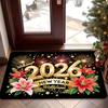 NEW YEAR Carpet Flower Mat Warm Doormat Welcome Mat Kitchen Rug Bathroom Mat Rug For Bedroom Carpet For Live Room