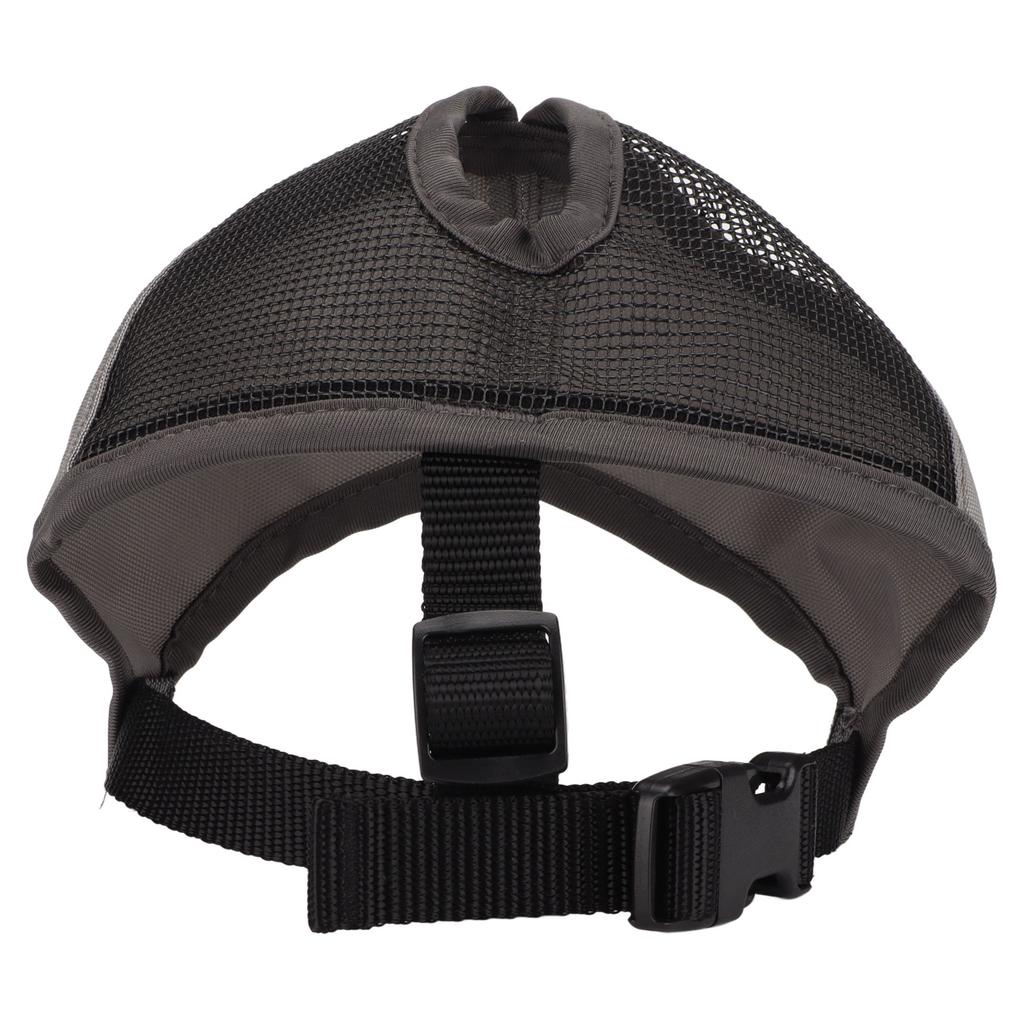 Adjustable Bulldog Mask Bite and Barking Dog Muzzle Eye Closed Training Dog Mesh Mask for Bulldogs