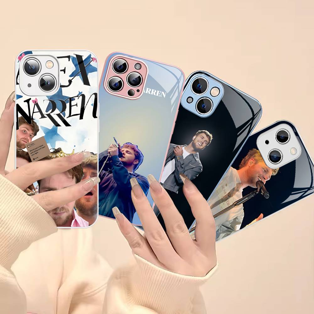 Popular A-alex Music Singer W-warren Tempered Glass For Iphone 14 13 12 11 Pro Mini XS MAX 14Plus X XS XR Cover