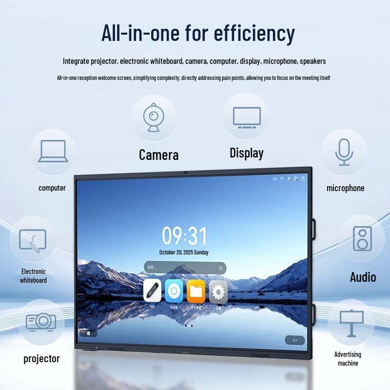Lenovo E75DPH0 75-inch Smart Interactive Whiteboard (CN version)