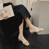 Women's Bow New Square Toe Shallow Ladies Flat Shoes woman Female Patchwork Bowknot Low Heels loafers footwear zapatos mujer