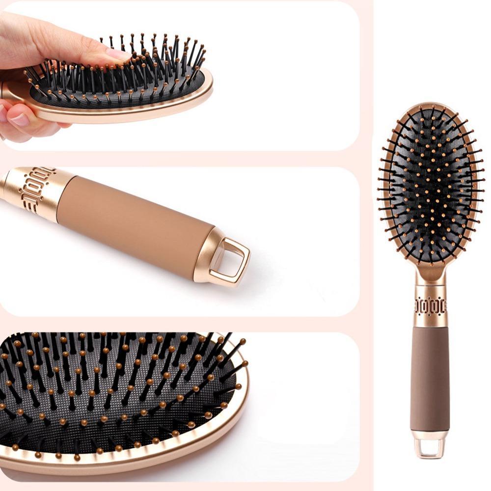 Gasbag Cushion Detangling Brush Oval Shape Massaging Hairbrush Salon Use Oval Hair Comb  Home Use