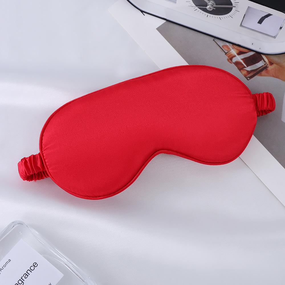 Double-Sided Mulberry Silk Eye Mask with Custom Logo - Light Blocking, Ideal for Travel