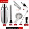 ZISIZ Edelstahl Cocktail Shaker Set