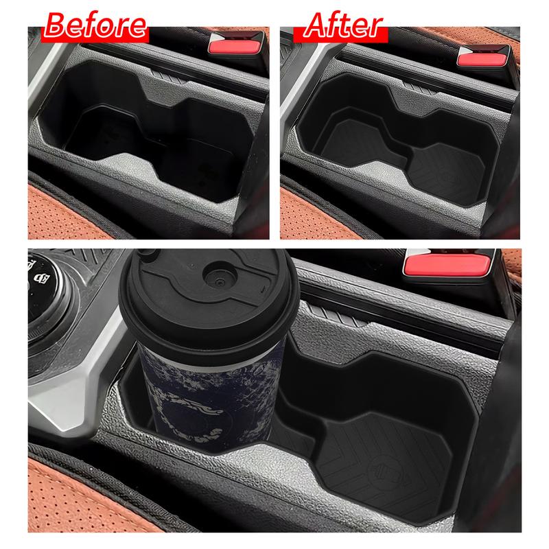 for Renault Dacia Duster 3 2025-2026 Central Console Water Cup Holder Interior Accessories Drinks Holder Storage Case TPE