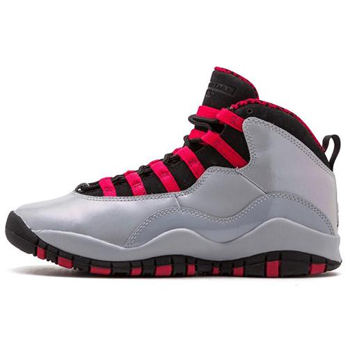 Jordan 10 Retro Wolf Grey Black Legion GS 487211-009 36.5