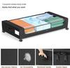 Rolling Under-Bed Storage Organizer with Lid - Dustproof Wardrobe for Clothes and Shoes