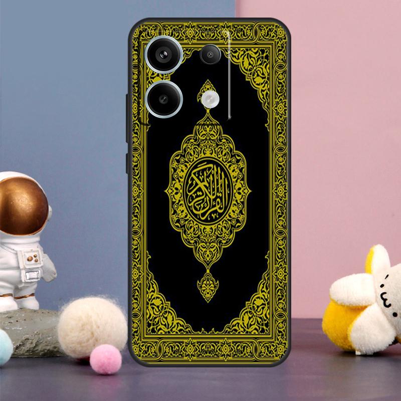 Holy Quran Arabic Case For Xiaomi Redmi Note 14 13 9 10 11 12 15 Pro Plus Redmi 15 15C 14C 10C 12C 13C Cover