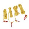 4Pcs Outdoor Camping Rope 9.8ft Nylon Wind Proof Reflective Strip Adjustable Length Tent Cord Tie Down Rope for Canopy