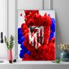 Atletico Madrid Football Crest 100% Round Full Drill 5D DIY Diamond Painting Embroidery Cross Stitch Rhinestone Decor