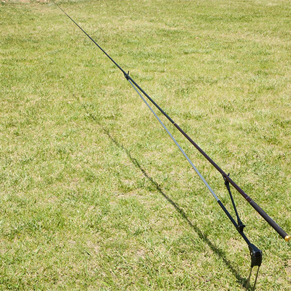 Adjustable Fishing Rod Bracket Support Holder Rack Pole Stand Holder with Anti Slip Ground Insert