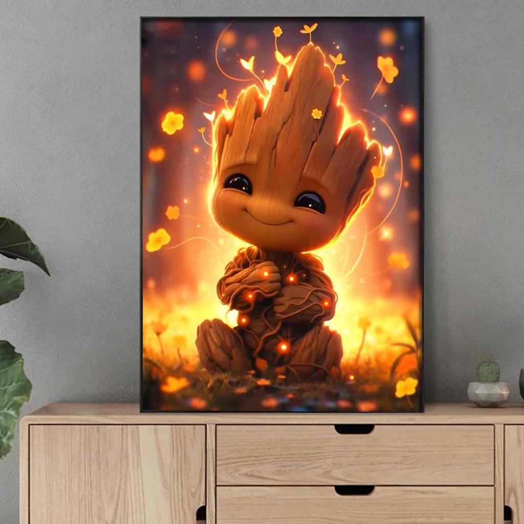 DIY Diamond Painting Lovely Tree Man Cross Stitch Kit Mosaic Art Diamond Painting Full Circle Diamond Home Decoration