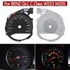 Car Front Trument Cluster Speedo Dials Overlay Speedometer  Kilometer Sticker For Mercedes BENZ GLC C Class W253 W205