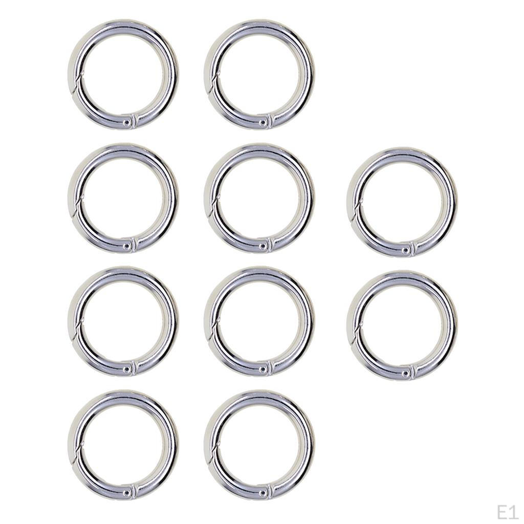 Round Carabiner Snap Hooks Set for Outdoor Activities